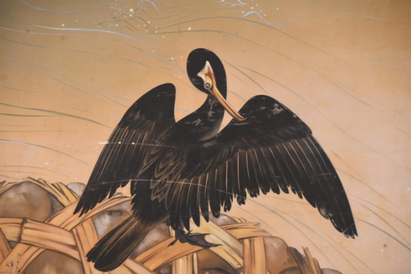 Cormorant Painting Width:975mm - Image 3