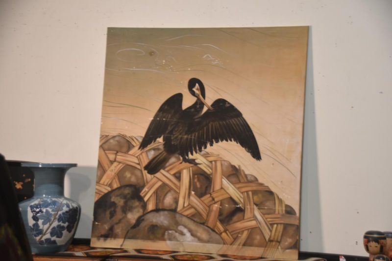Cormorant Painting Width:975mm - Image 5