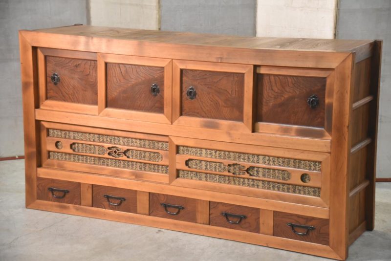 Antique Japanese Mizuya Sideboard Width:1745mm - Image 4