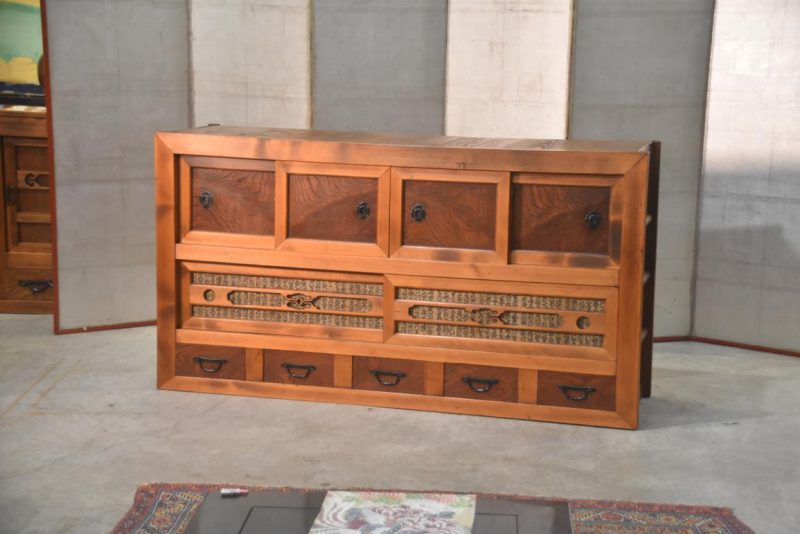 Antique Japanese Mizuya Sideboard Width:1745mm