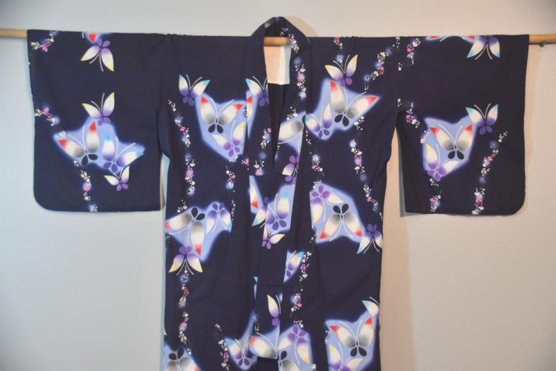 Butterfly Vintage Japanese Cotton Yukata - Image 4