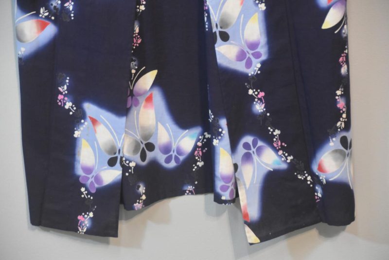 Butterfly Vintage Japanese Cotton Yukata - Image 7