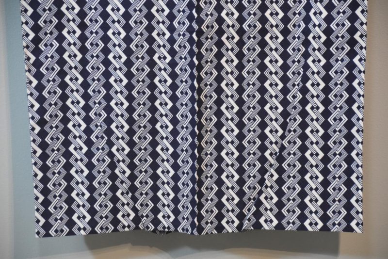 Blue and White Vintage Japanese Cotton Yukata - Image 5