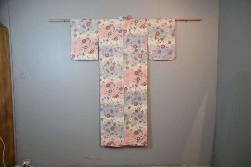 Soft Hues Japanese Silk Kimono