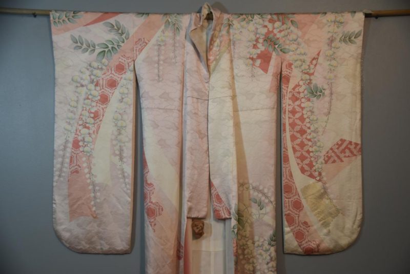Furisode Japanese Silk Kimono - Image 4