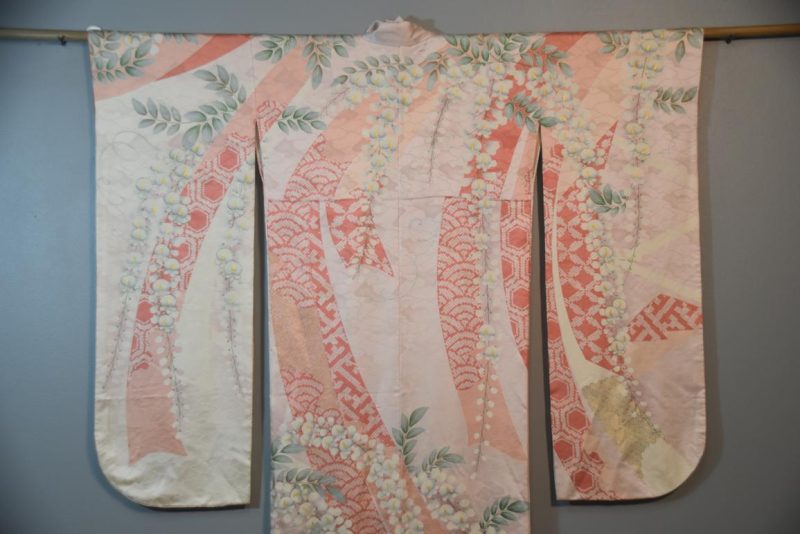 Furisode Japanese Silk Kimono - Image 3