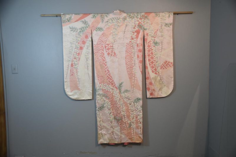Furisode Japanese Silk Kimono
