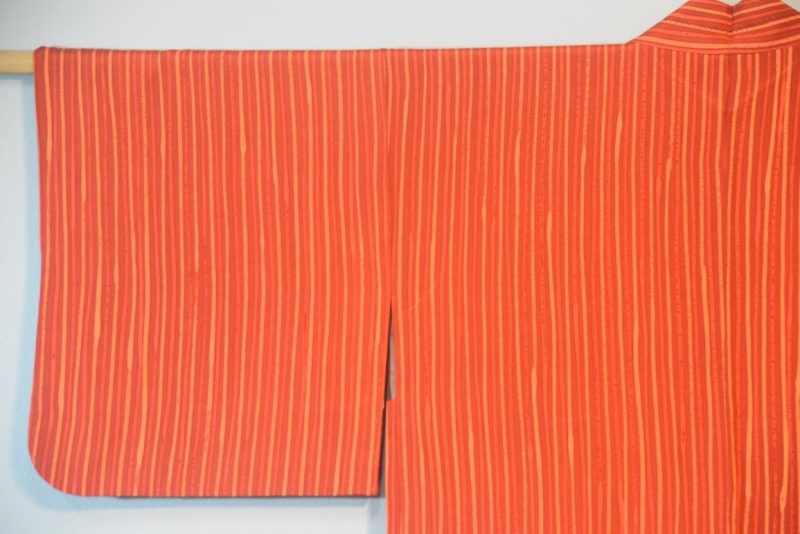 Sunset Stripe Vintage Silk Haori - Image 7