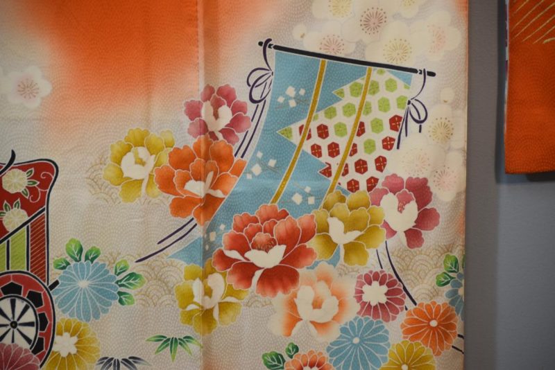 Japanese Silk Furisode Kimono - Image 4