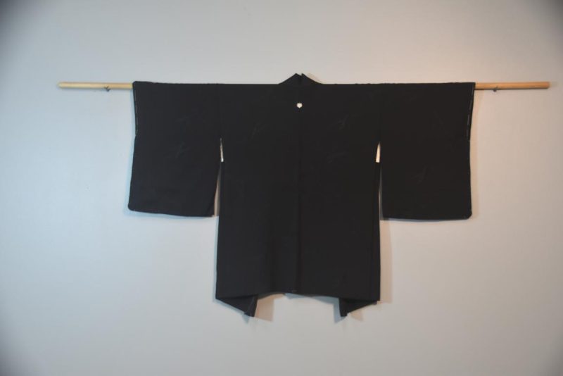 Bamboo Jacquard Vintage Japanese Silk Haori
