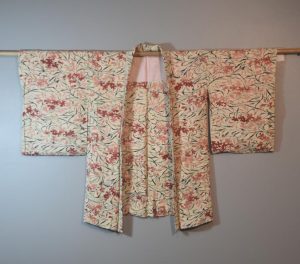 Blushing Floral Vintage Silk Haori Jacket