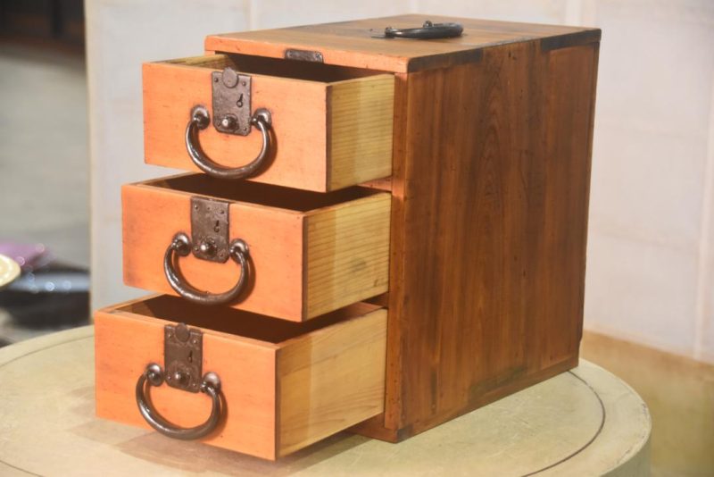 Hikidashi Antique Drawers Box Width:200mm - Image 5