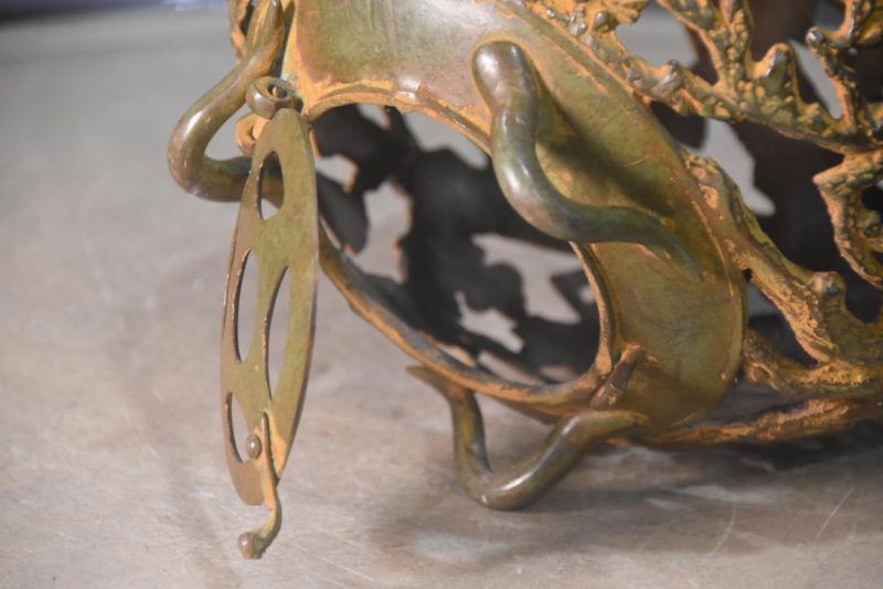 Japanese Bronze Hanging Lantern Width:220mm - Image 6