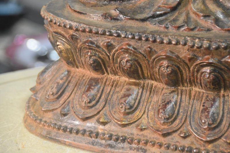 Chinese Cast Iron Buddha Height:590mm - Image 2