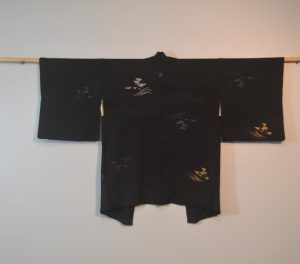 Metallic Thread Vintage Japanese Silk Haori