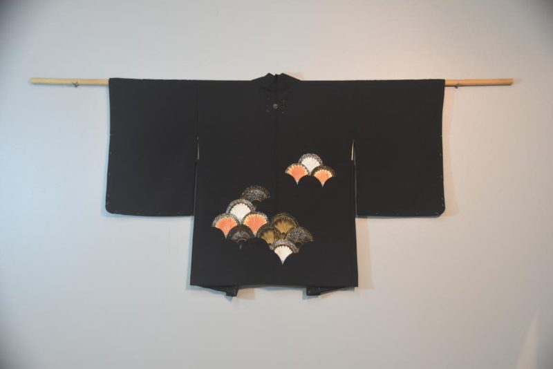 Scallops Vintage Japanese Silk Haori