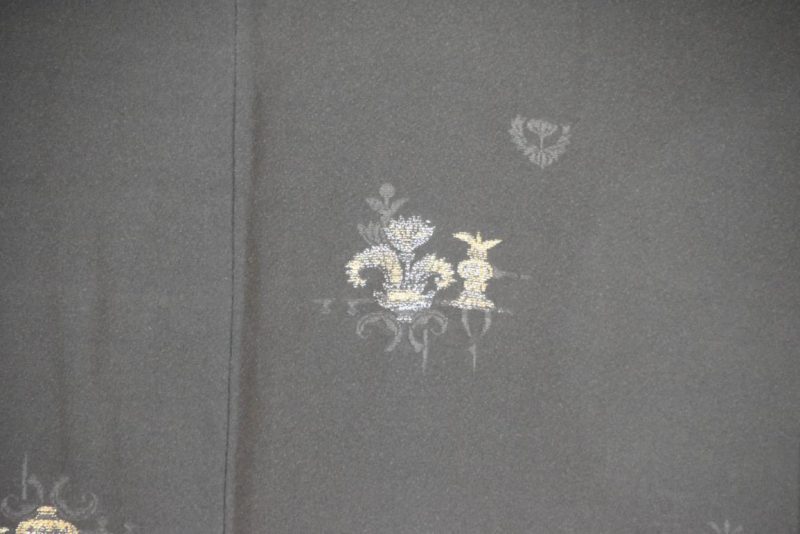 Metallic Icons Vintage Japanese Silk Haori - Image 2