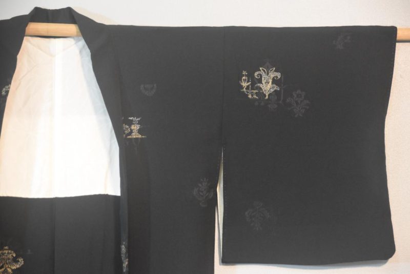 Metallic Icons Vintage Japanese Silk Haori - Image 3