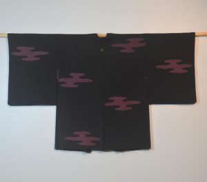 Purple Clouds Vintage Japanese Silk Haori