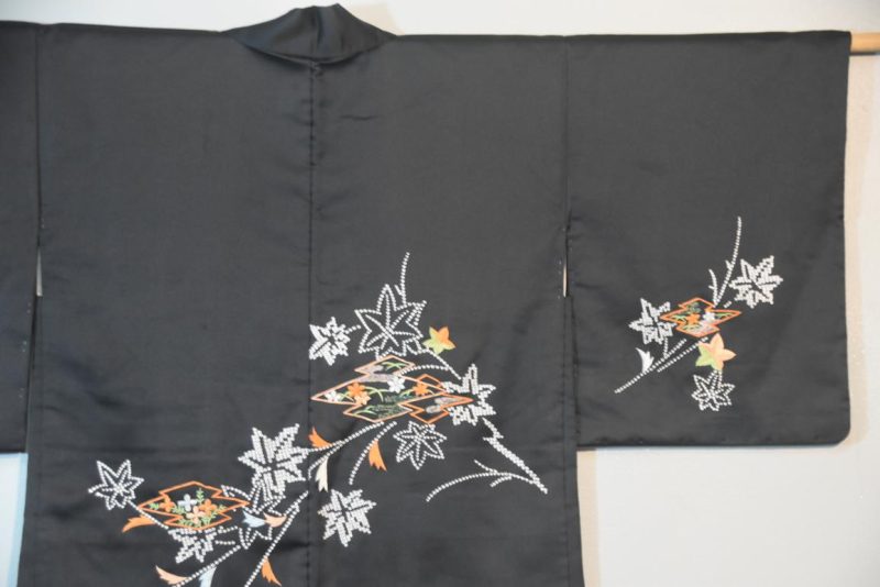 Floral Vintage Japanese Silk Haori - Image 4