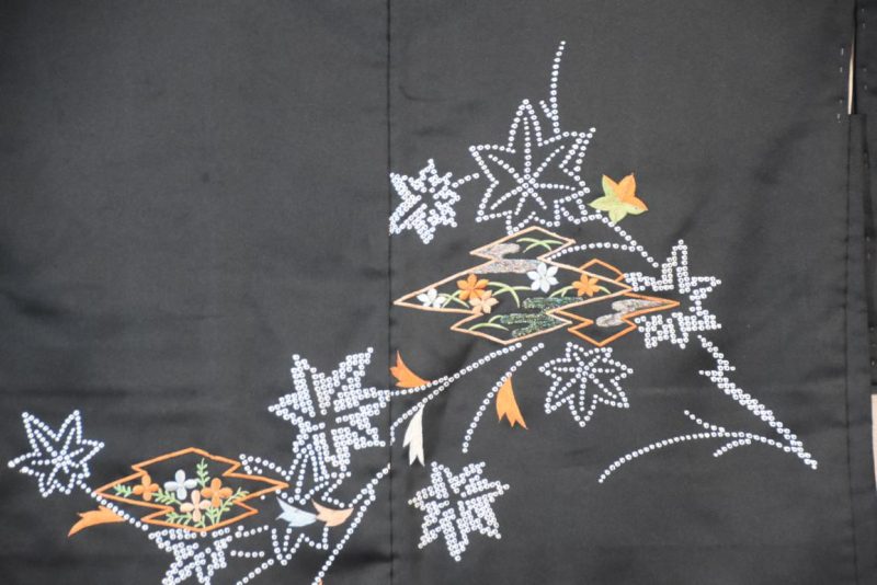 Floral Vintage Japanese Silk Haori - Image 2