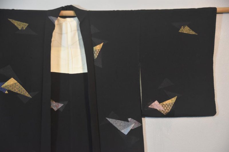 Origami Vintage Japanese Silk Haori - Image 4