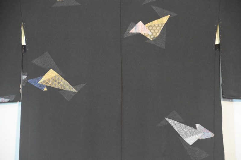 Origami Vintage Japanese Silk Haori - Image 2