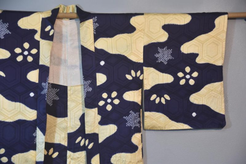 Tie Dyed Vintage Silk Haori Jacket - Image 4
