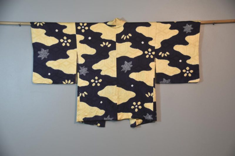 Tie Dyed Vintage Silk Haori Jacket