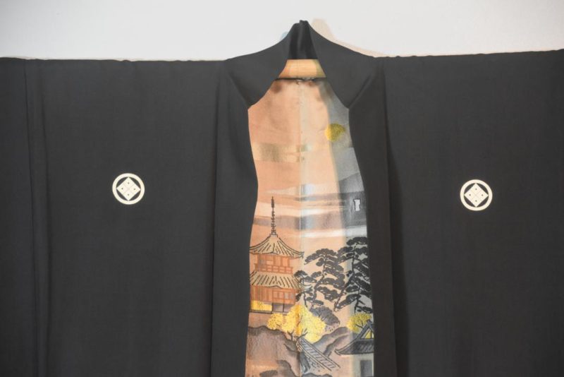Vintage Japanese Silk Mans Haori (Kimono Jacket) - Image 4