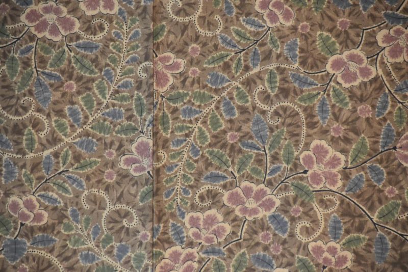 Floral Swirls Vintage Japanese Silk Haori - Image 2