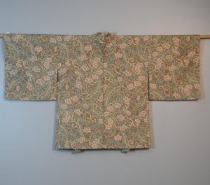 Floral Swirls Vintage Japanese Silk Haori