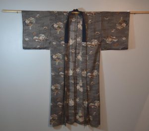 Deep Grey Mountains Man's Kimono