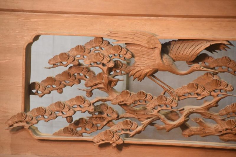 Japanese Carved Wooden Rama Transom Width:1860mm - Image 3