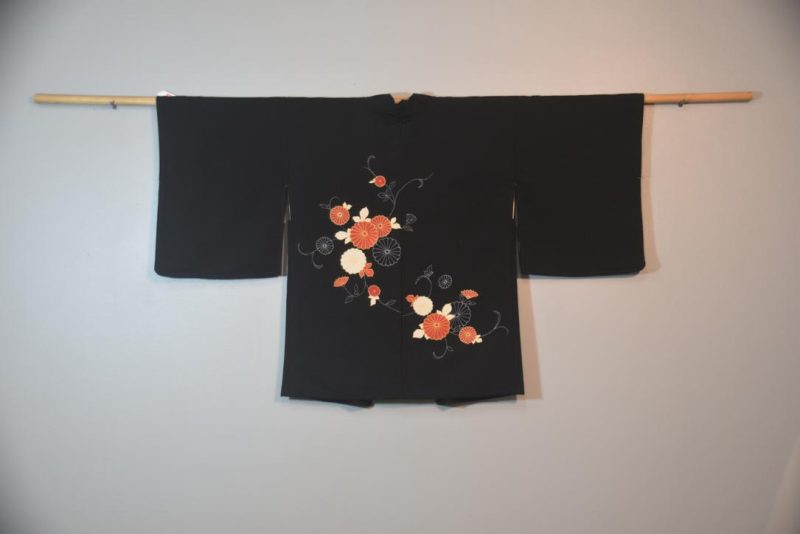 Chrysanthemum Vintage Japanese Silk Haori