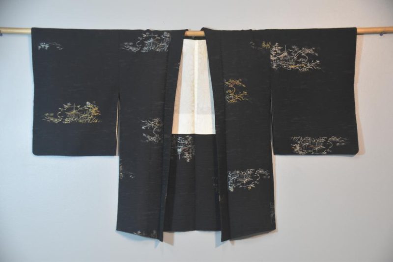 Temples Vintage Japanese Silk Haori - Image 5