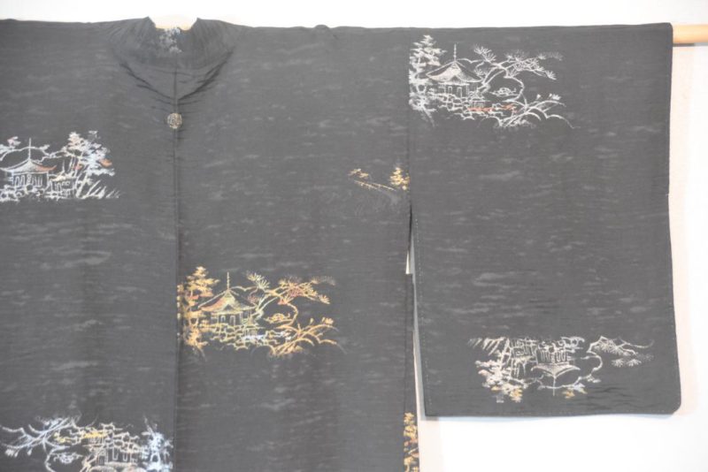 Temples Vintage Japanese Silk Haori - Image 2