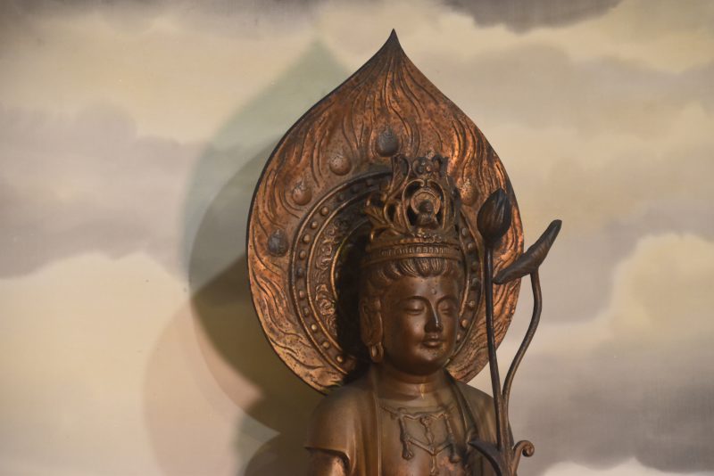 Japanese Bronze Kwan Yin (Kannon) Statue Height:950mm - Image 2