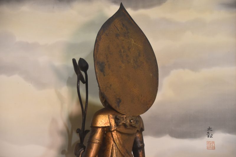 Japanese Bronze Kwan Yin (Kannon) Statue Height:950mm - Image 5