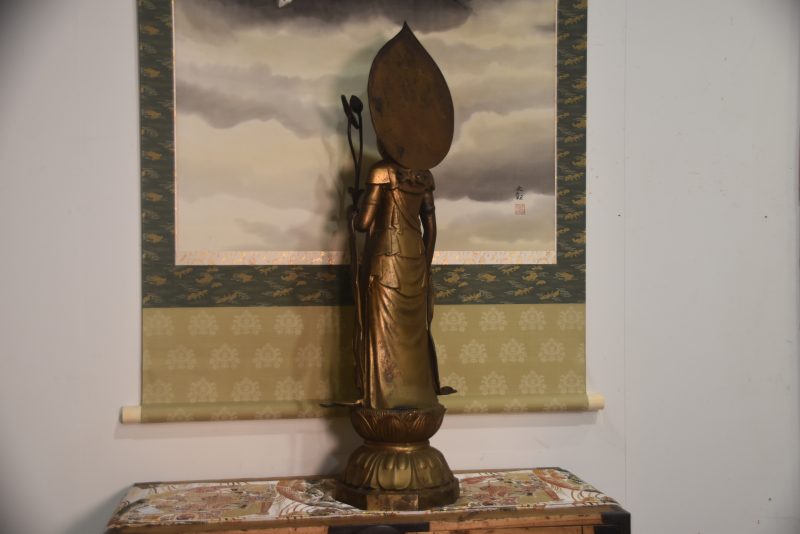 Japanese Bronze Kwan Yin (Kannon) Statue Height:950mm - Image 6