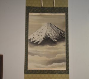 Japanese Mount Fuji Scroll Height:2180mm