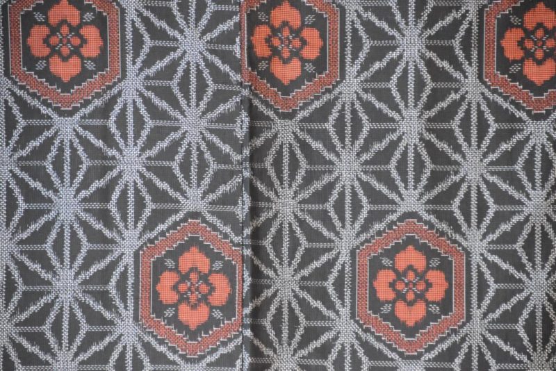 Intricately Woven Vintage Silk Haori Jacket - Image 2