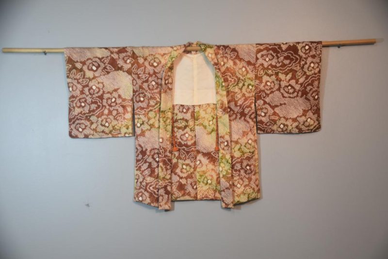 Shibori Vintage Silk Haori Jacket - Image 6