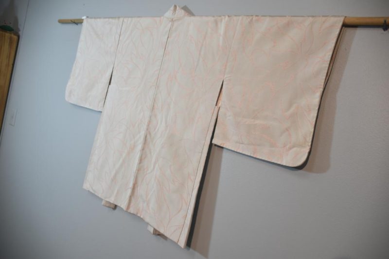 Ivory Vintage Silk Haori Jacket - Image 6