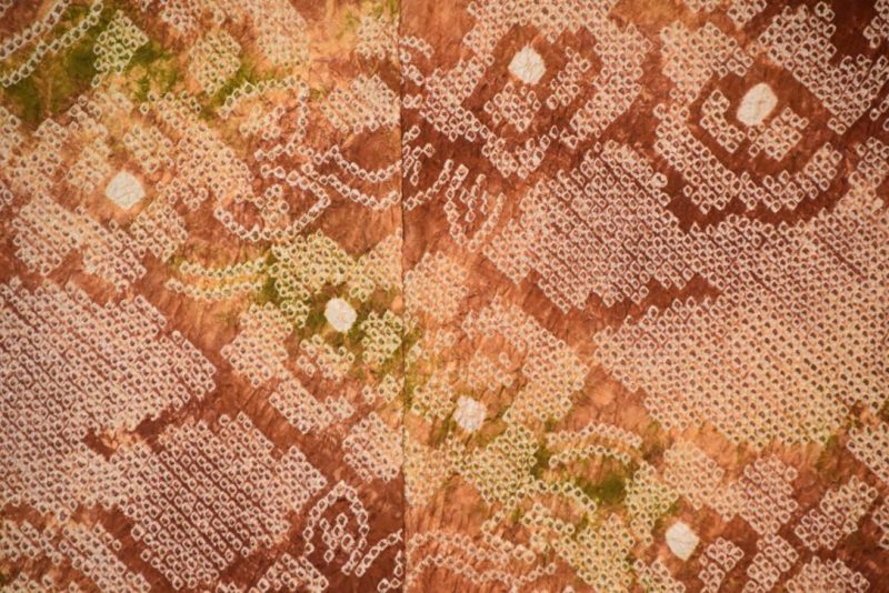 Shibori Vintage Silk Haori Jacket - Image 2