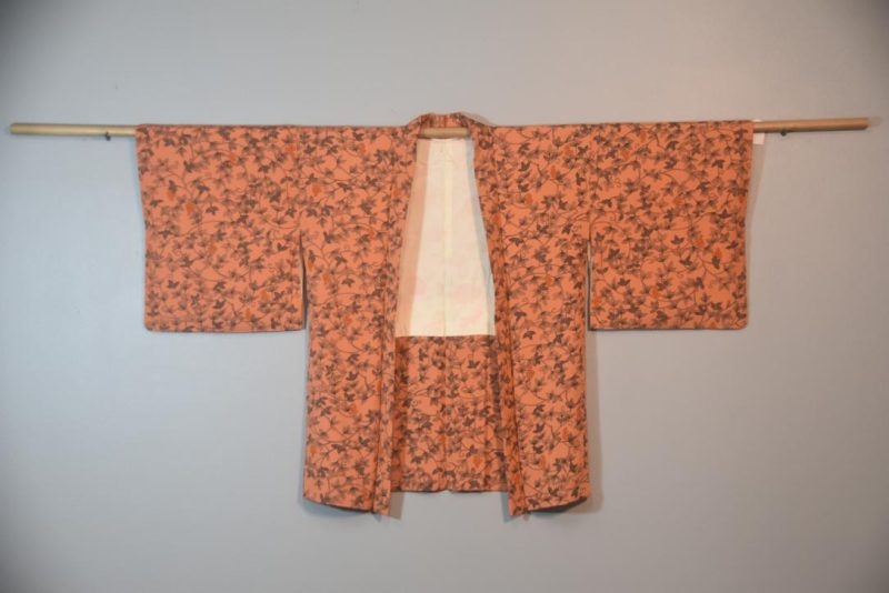 Tangerine Vintage Silk Haori Jacket