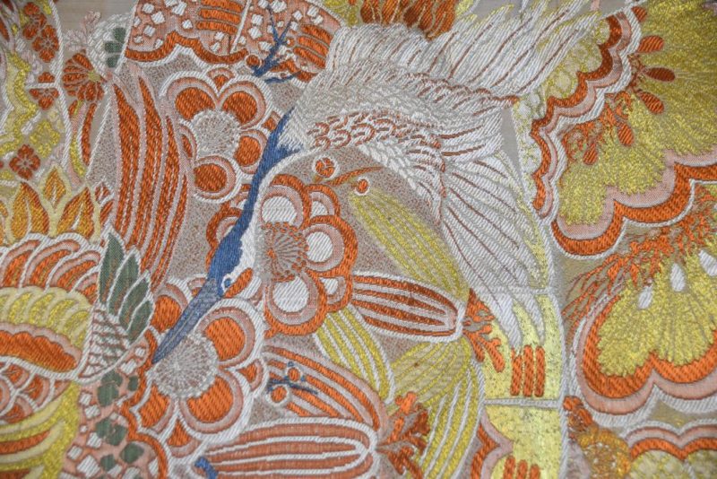 Suru Japanese Cranes Obi Sash Table Runner Length:4000mm - Image 4