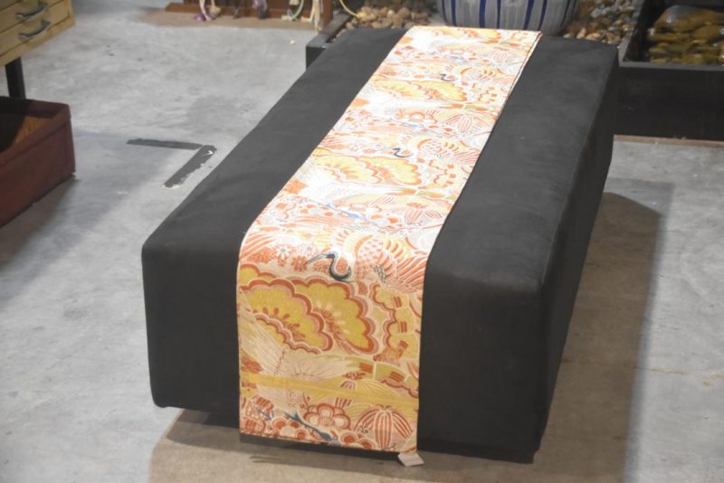 Suru Japanese Cranes Obi Sash Table Runner Length:4000mm