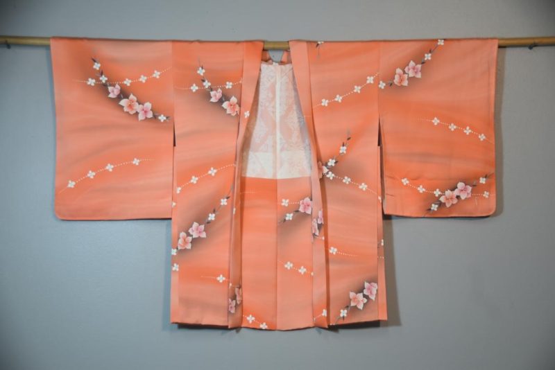 String of Flowers Vintage Silk Haori Jacket