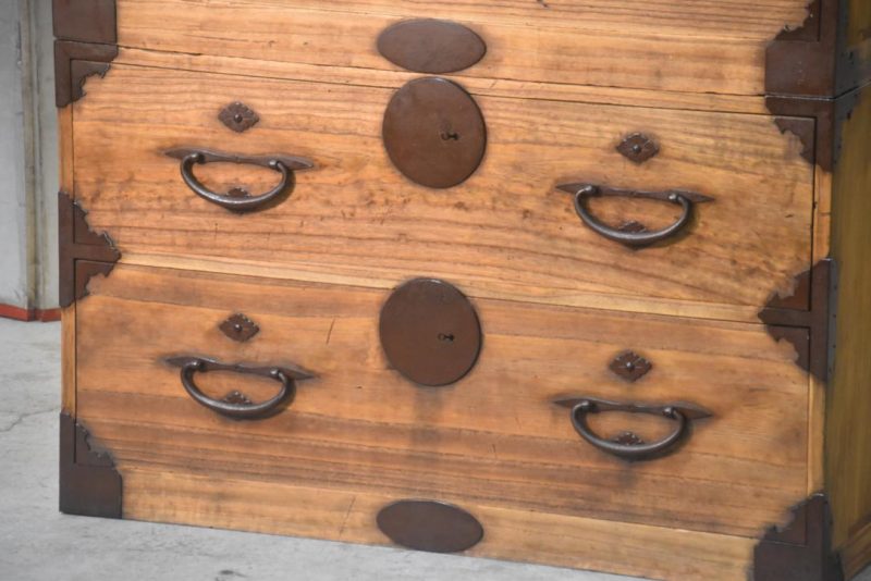 Antique 2 Section Clothing Chest Width:900mm - Image 4